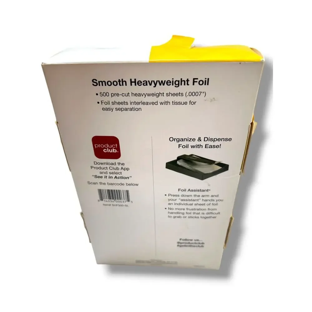 Product Club Smooth Heavyweight Foil 500 Count Box Silver 5